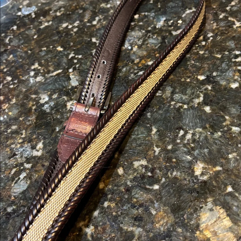Bonded Braided Genuine Leather/fabric belt! Men’s 36